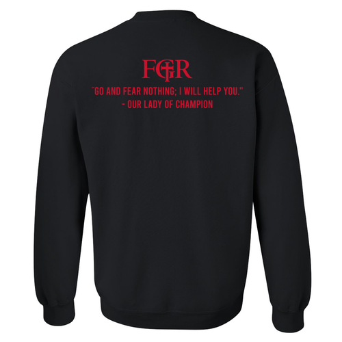 Gildan Heavy Blend Crew Neck Sweatshirt -- Black