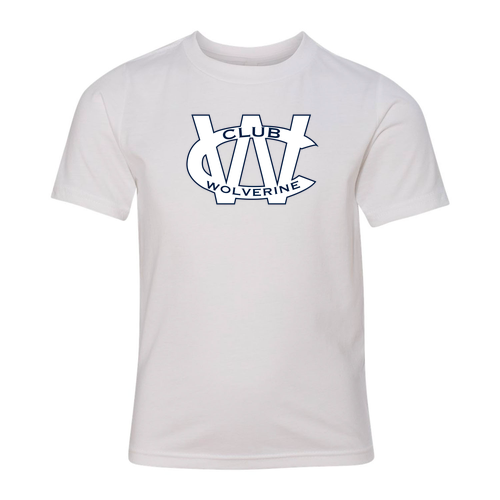 Youth Next Level Soft Fitted CVC Tee -- White