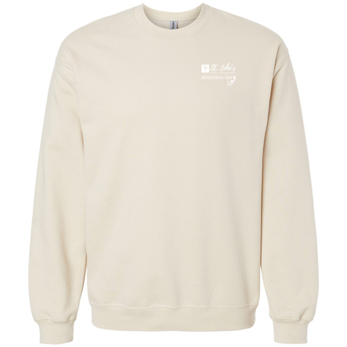 Gildan Adult Softstyle Fleece Crew Sweatshirt -- Sand