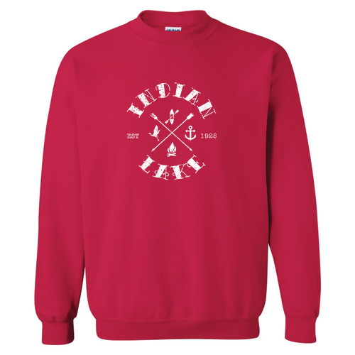 Gildan Heavy Blend Crew Neck Sweatshirt -- Cherry Red