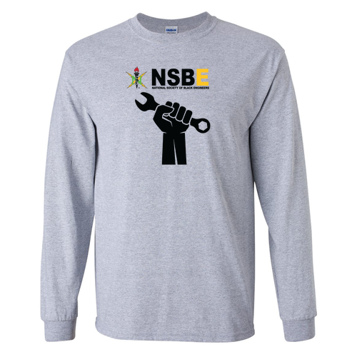 Gildan Ultra Cotton Longsleeve Basic T-Shirt -- Sport Grey