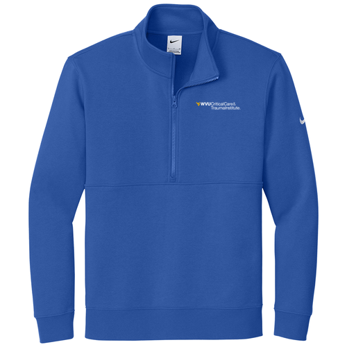 Nike Club Fleece Sleeve Swoosh 1/2-Zip -- Game Royal