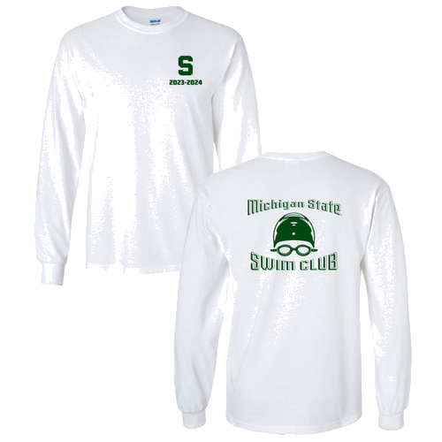 Gildan Ultra Cotton Longsleeve Basic T-Shirt -- White