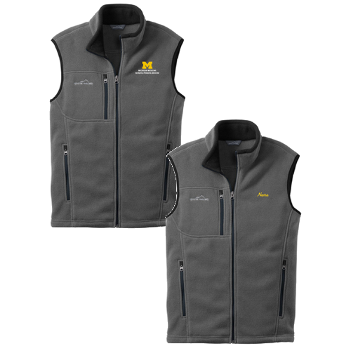 Men/Unisex Eddie Bauer Fleece Vest -- Grey Steel