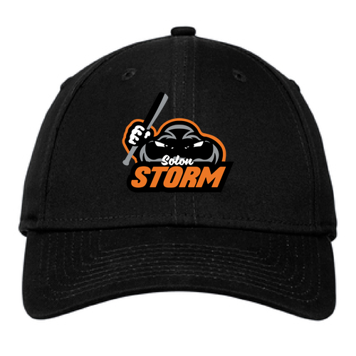 New Era Adjustable Structured Hat -- Black