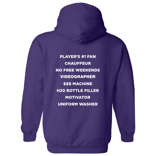 Gildan Heavy Blend Hooded Sweatshirt -- Purple
