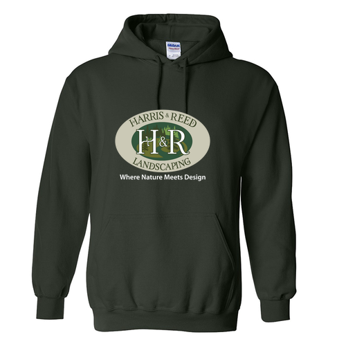 Gildan Heavy Blend Hooded Sweatshirt -- Forest Green