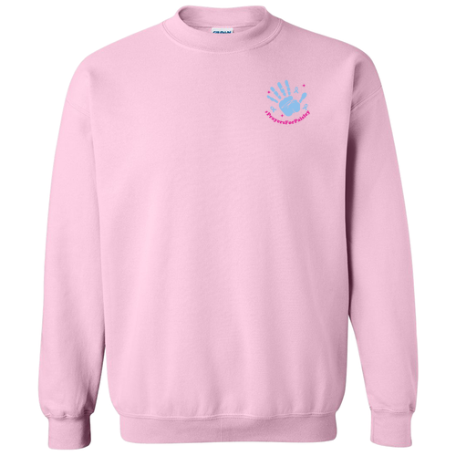 Gildan Heavy Blend Crew Neck Sweatshirt -- Light Pink