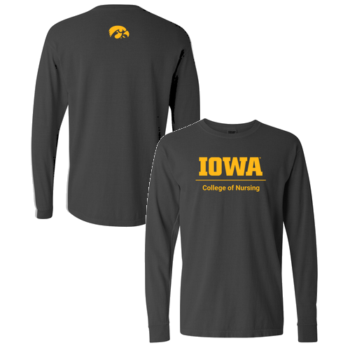 Comfort Colors Ringspun Long Sleeve Tee -- Pepper