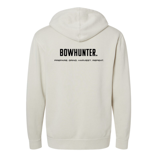 Independent Trading Co. Midweight Pigment-Dyed Hooded Sweatshirt -- Pigment Dusty Ivory