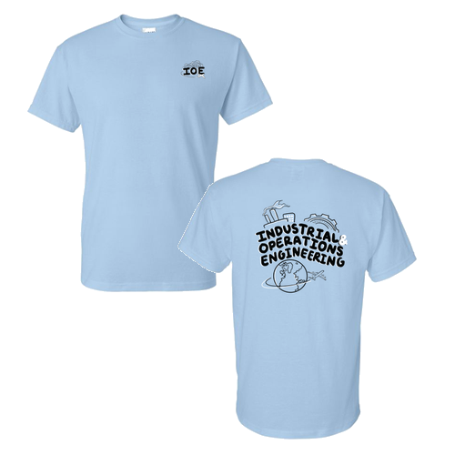 Men/Unisex Gildan DryBlend 50/50 T-Shirt -- Light Blue