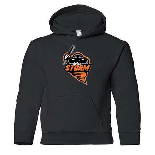 YOUTH Gildan Heavy Blend Hooded Sweatshirt -- Black