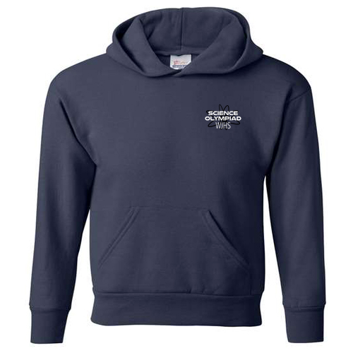 Youth Hooded Sweatshirt -- Navy