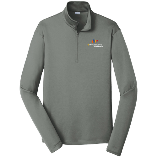 Sport-Tek PosiCharge Competitor Quarter Zip Pullover -- Grey Concrete