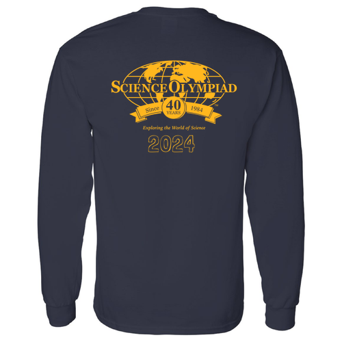Gildan Heavy Cotton Longsleeve Basic T-Shirt -- Navy