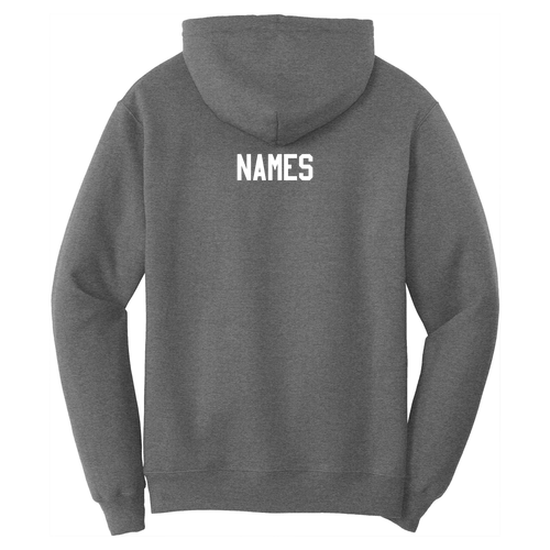 Port and Company Core Fleece Pullover Hooded Sweatshirt -- Graphite Heather