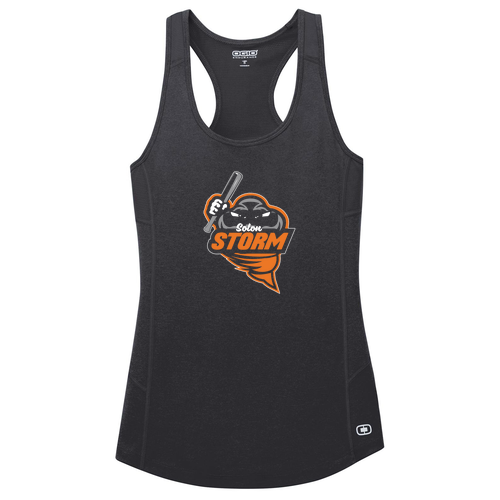 Ogio Endurance Ladies Racerback Pulse Tank -- Blacktop