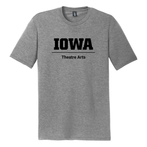 District Made Mens Perfect Tri Crew Tee -- Grey Frost