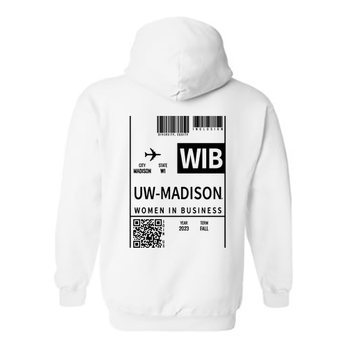 Gildan Heavy Blend Hooded Sweatshirt -- White