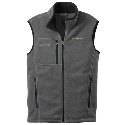 Men/Unisex Eddie Bauer Fleece Vest -- Grey Steel