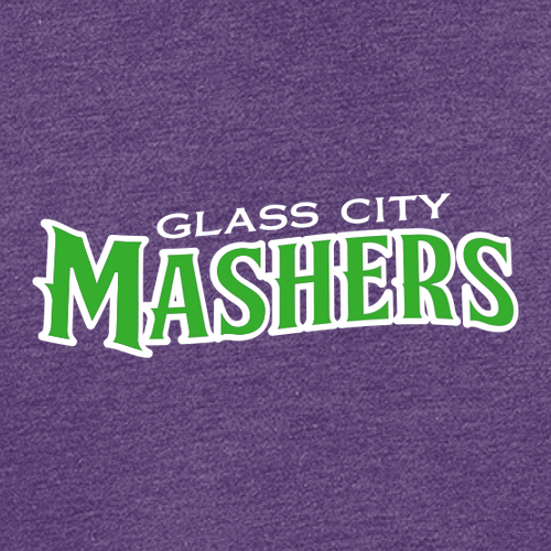 District Made Mens Perfect Tri Crew Tee -- Purple Frost