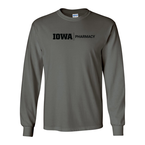 Gildan Heavy Cotton Longsleeve Basic T-Shirt -- Charcoal