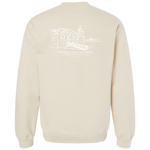 Gildan Adult Softstyle Fleece Crew Sweatshirt -- Sand