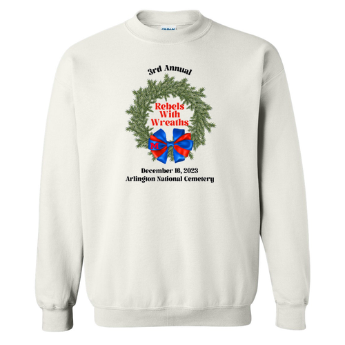 Gildan Heavy Blend Crew Neck Sweatshirt -- White