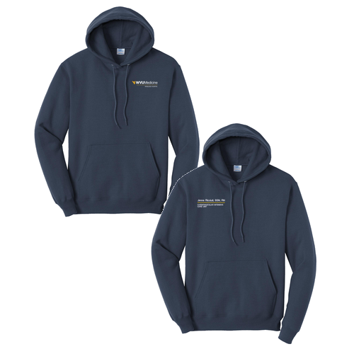 Port and Company Core Fleece Pullover Hooded Sweatshirt Navy