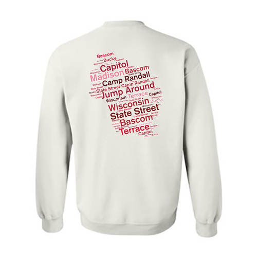 Gildan Heavy Blend Crew Neck Sweatshirt -- White