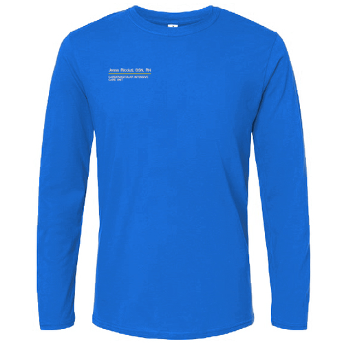 Gildan Softstyle Longsleeve T Shirt -- Royal