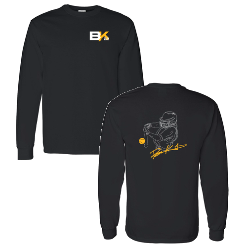 Gildan Heavy Cotton Longsleeve Basic T-Shirt -- Black