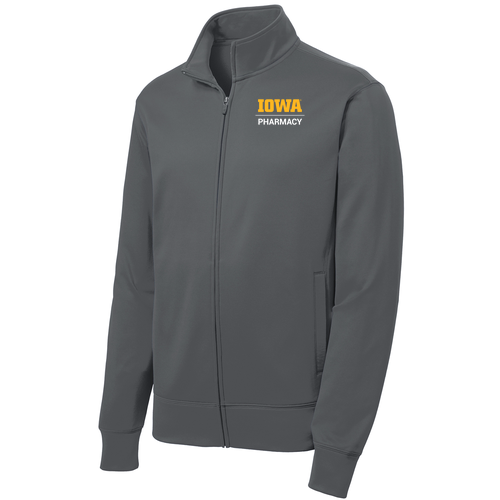 Sport-Tek Sport-Wick Fleece Full-Zip Jacket -- Dark Smoke Grey