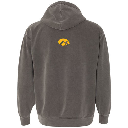 Comfort Colors Garment Dyed Hooded Pullover Sweatshirt -- Pepper