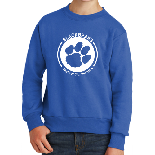 Port and Company Youth Crewneck Sweatshirt -- Royal