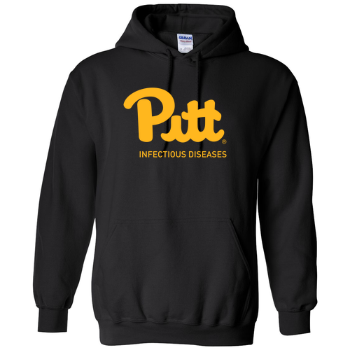 Pitt Gildan Hooded Sweatshirt -- Black