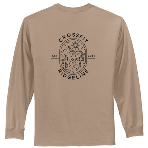 Port and Company100% Cotton Essential Long Sleeve T-Shirt -- Sand