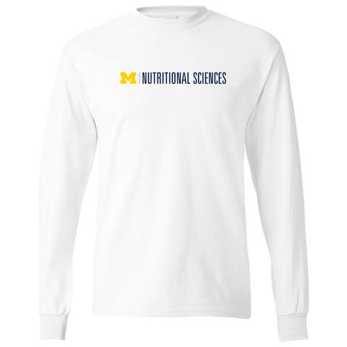 Hanes Adult 6 oz. Authentic-T Long-Sleeve T-Shirt -- White