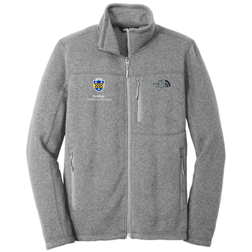 The North Face Sweater Fleece Jacket -- Medium Grey Heather