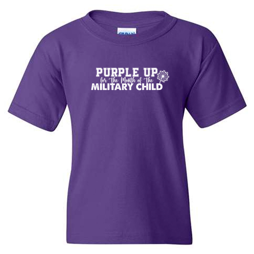 Gildan Heavy Cotton Basic Youth T-Shirt -- Purple