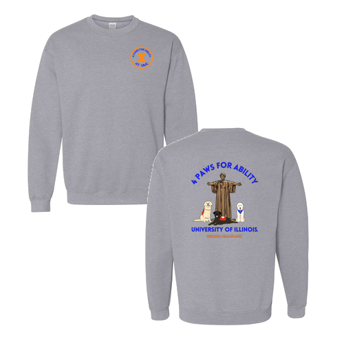 Gildan Heavy Blend Crew Neck Sweatshirt -- Sport Grey