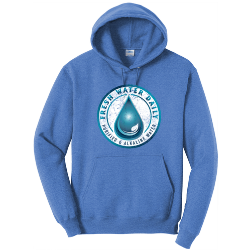 Heather Royal Hooded Sweatshirt