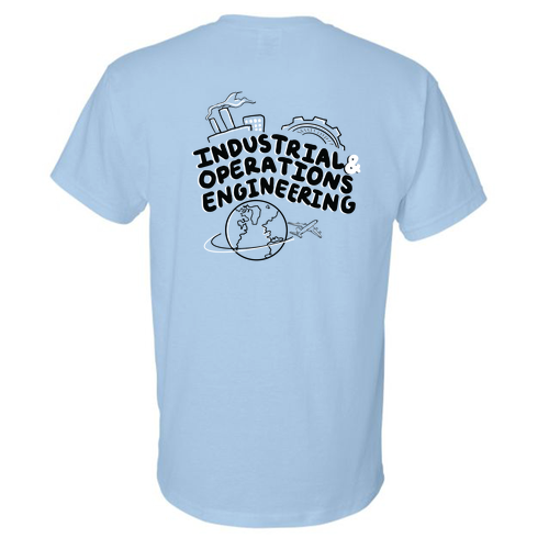 Men/Unisex Gildan DryBlend 50/50 T-Shirt -- Light Blue