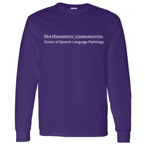 Cotton Longsleeve Basic T-Shirt Purple