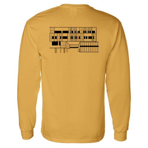 Gildan Heavy Cotton Longsleeve Basic T-Shirt -- Gold