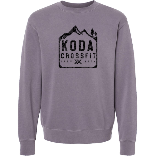 Independent Trading Co.  Unisex Pigment Dyed Crew Neck  Pigment Plum