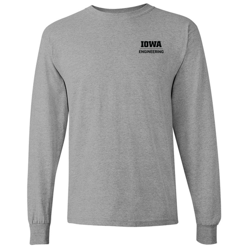 Gildan Heavy Cotton Longsleeve Basic T-Shirt -- Sport Grey