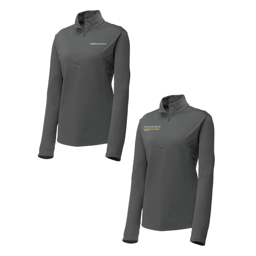 Sport-Tek Ladies PosiCharge Competitor Quarter Zip Pullover -- Iron Grey