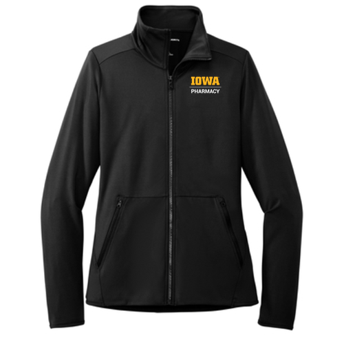 Port Authority Ladies Accord Stretch Fleece Full-Zip -- Black