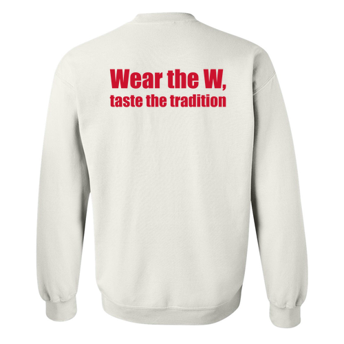 Gildan Heavy Blend Crew Neck Sweatshirt -- White